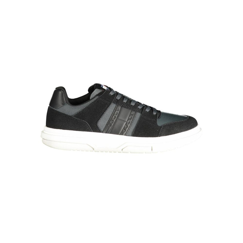 Tommy Hilfiger Schwarzer Leder Herren Sneaker