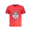 North Sails Baumwoll-T-Shirt in Rot
