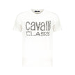Cavalli Class Bianco Baumwoll-T-Shirt für Herren