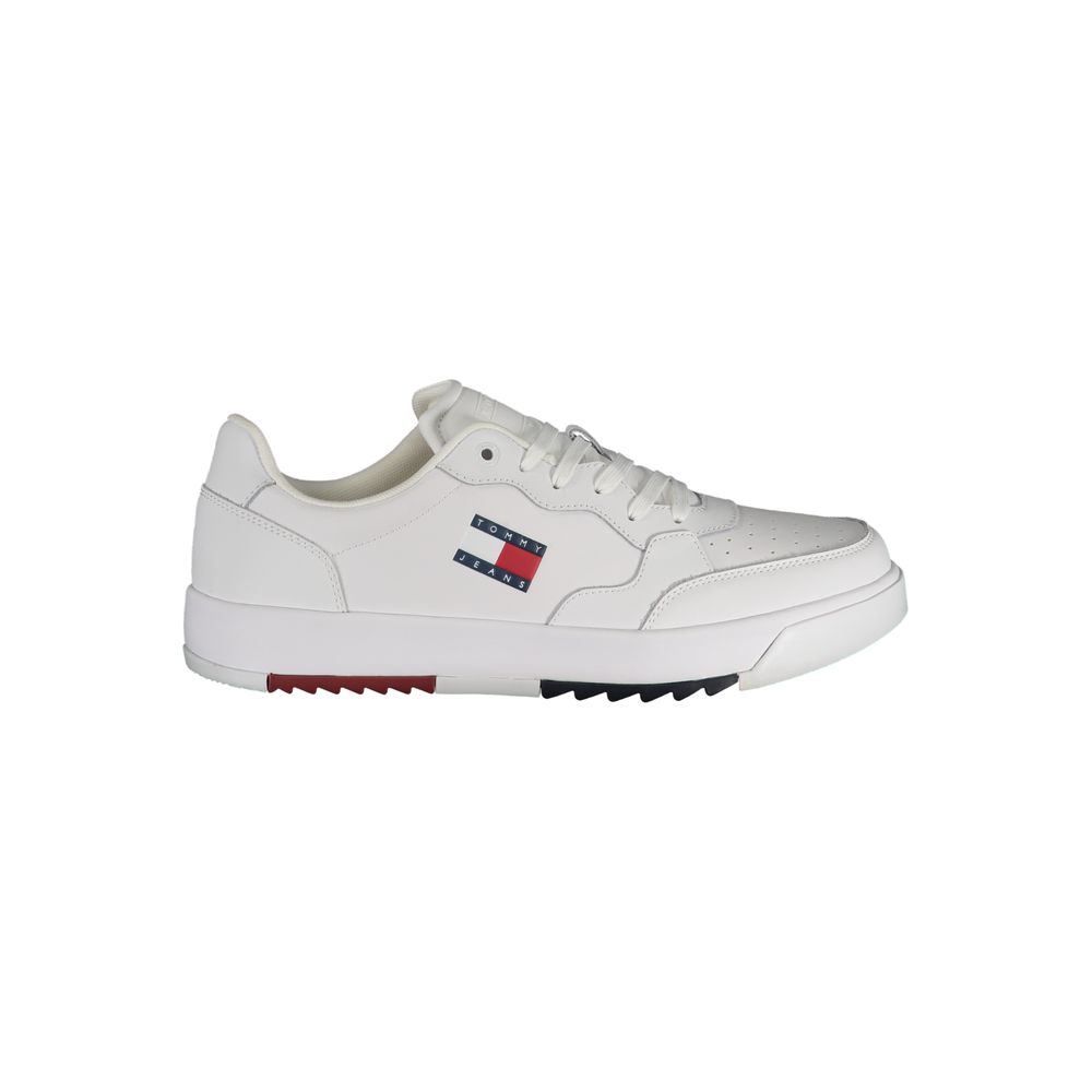 Tommy Hilfiger Men's Trainers in White Polyurethane