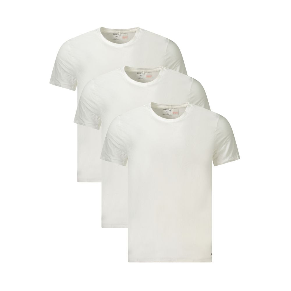 Calvin Klein Men's White Cotton T-Shirt