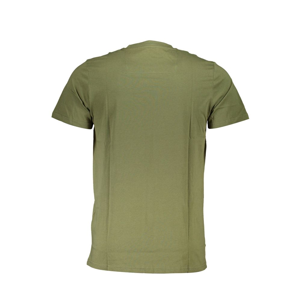Cavalli Class Men's Green Cotton T-Shirt