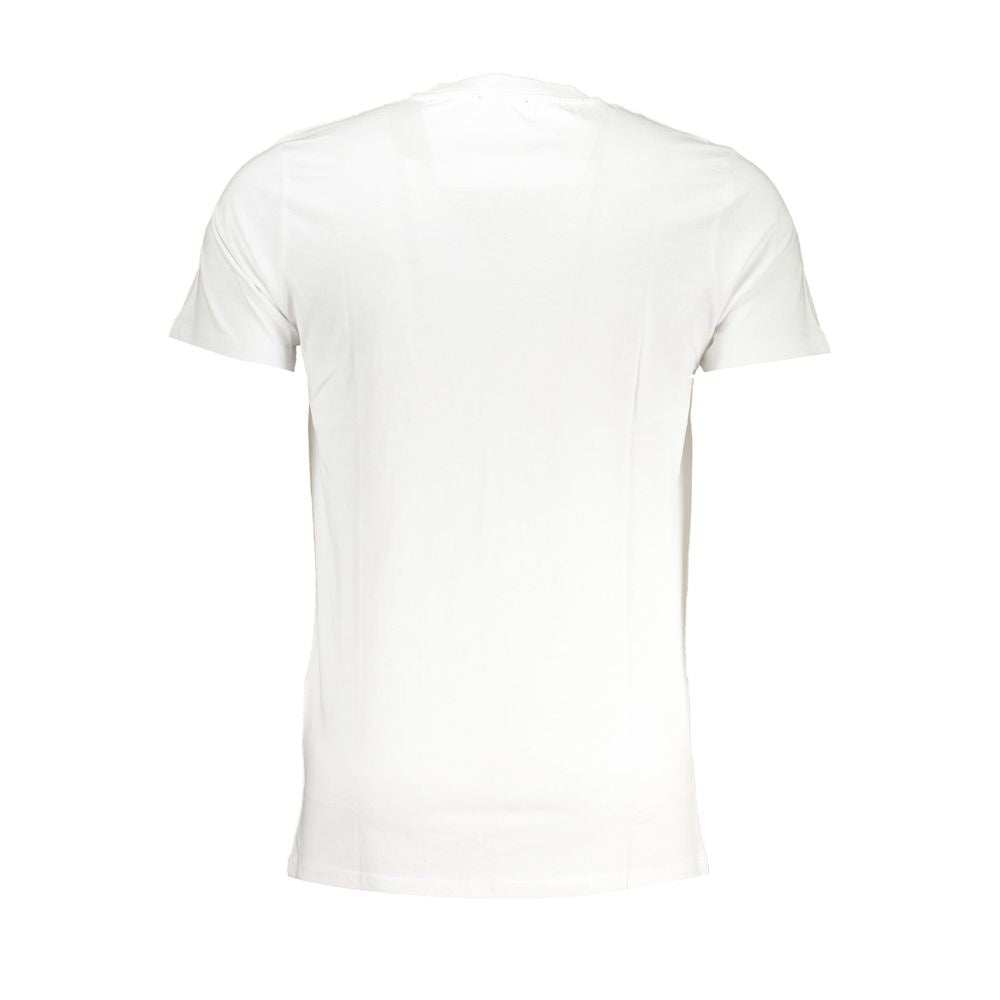 Cavalli Class Men's White Cotton T-Shirt