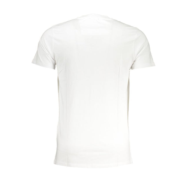 Cavalli Class Bianco Baumwoll-T-Shirt für Herren