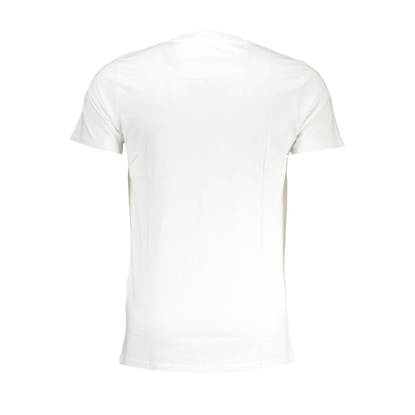 Cavalli Class Bianco Baumwoll-T-Shirt für Herren