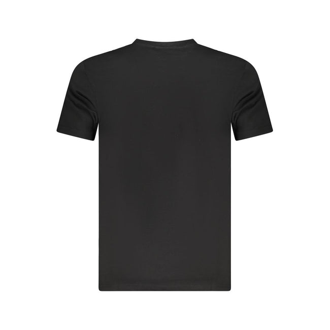 Cavalli Class Schwarzes Baumwoll-T-Shirt für Herren