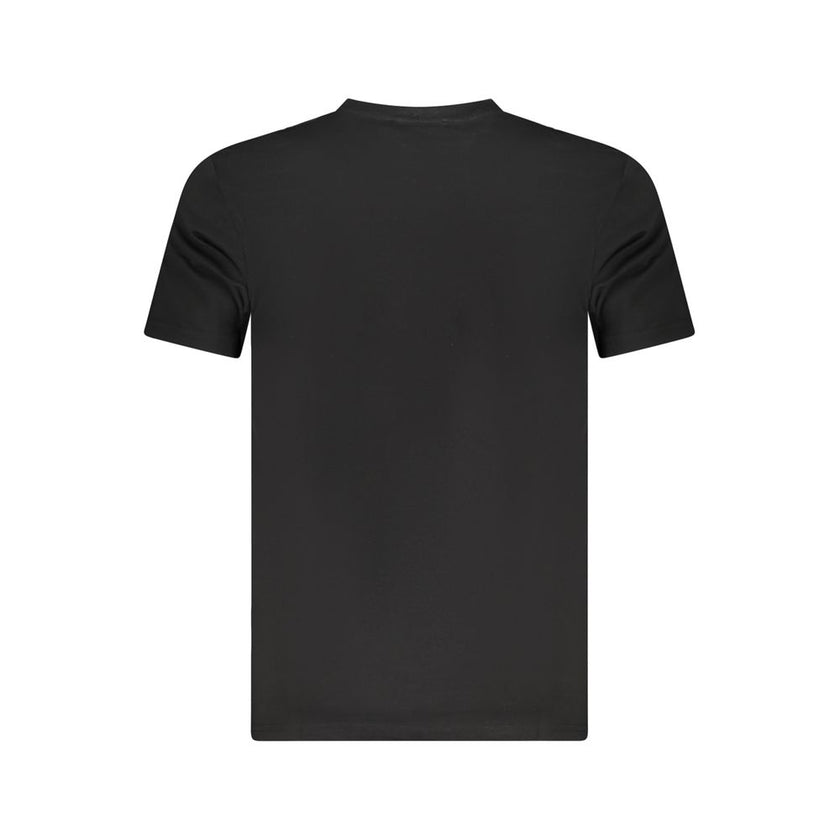 Cavalli Class Schwarzes Baumwoll-T-Shirt für Herren