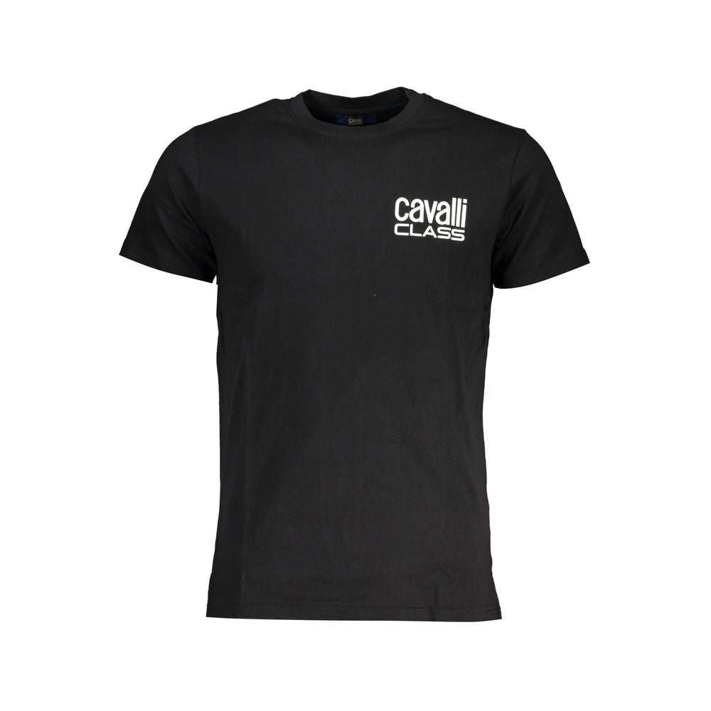Cavalli Class Men's Black Cotton T-Shirt