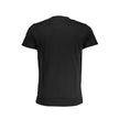 Cavalli Class Schwarzes Baumwoll-T-Shirt für Herren