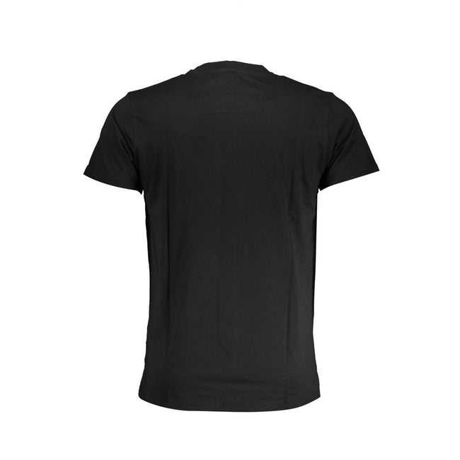 Cavalli Class Schwarzes Baumwoll-T-Shirt für Herren