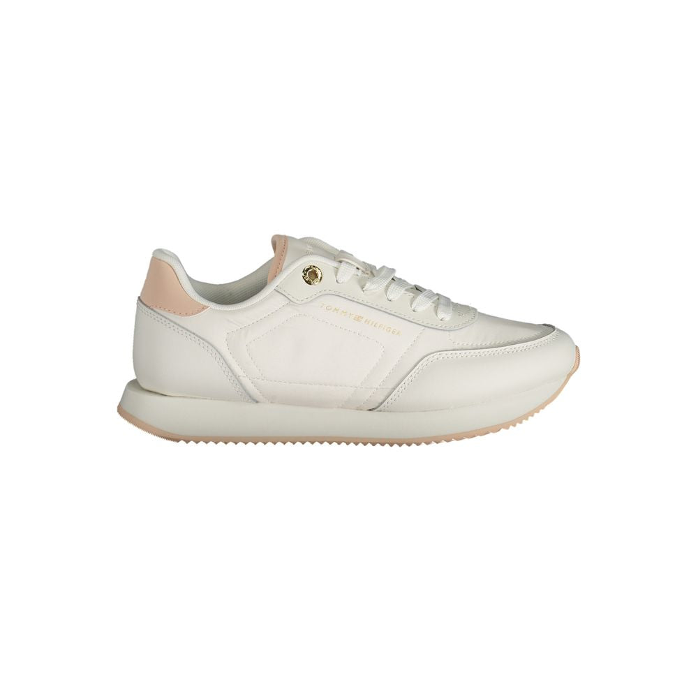 Tommy Hilfiger Sneaker aus weißem Stoff