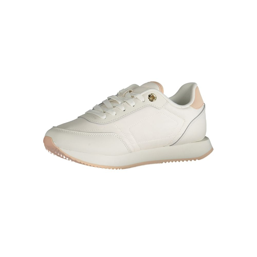 Tommy Hilfiger Sneaker aus weißem Stoff