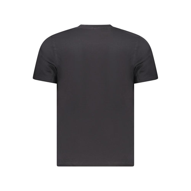 North Sails Schwarzes Baumwoll-T-Shirt für Herren