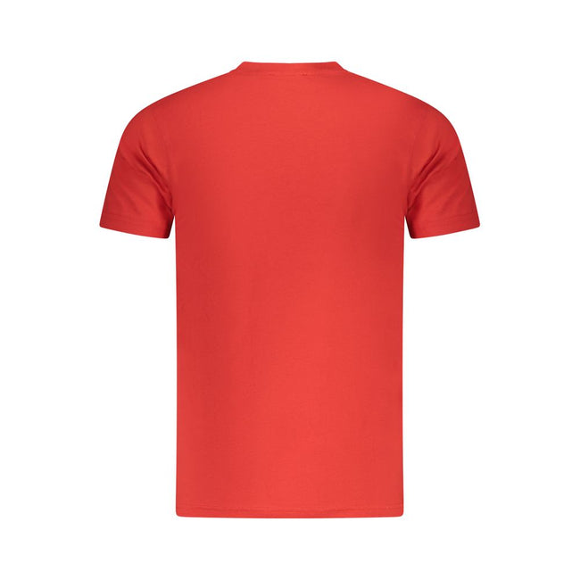 Cavalli Class Rosso Baumwoll-T-Shirt für Herren