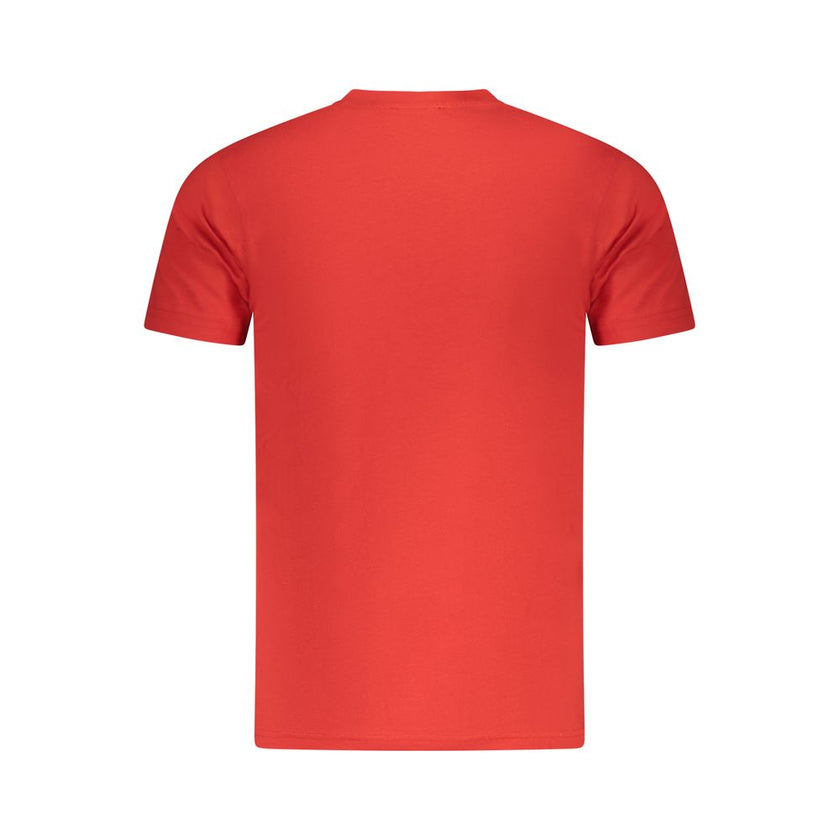 Cavalli Class Rosso Baumwoll-T-Shirt für Herren