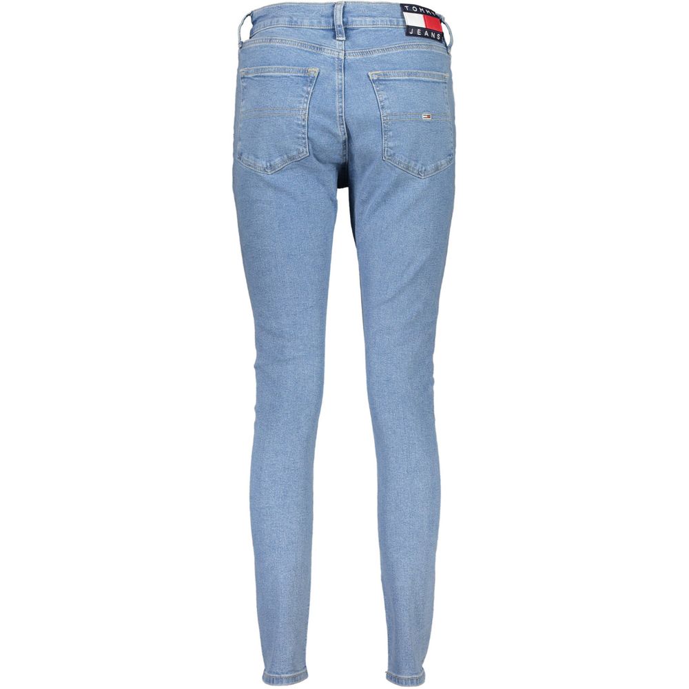 Tommy Hilfiger Blaue Baumwolljeans mit geradem Bein