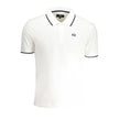 La Martina Weißes Herren-Poloshirt aus Baumwolle