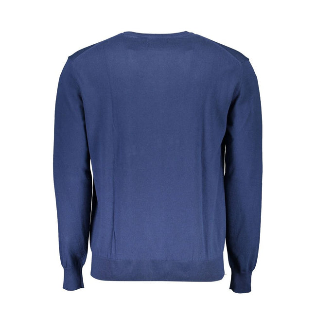 La Martina Blauer Baumwollpullover für Herren