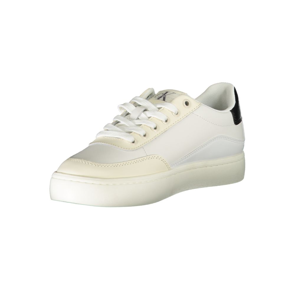 Calvin Klein White Polyurethane Women's Sneaker