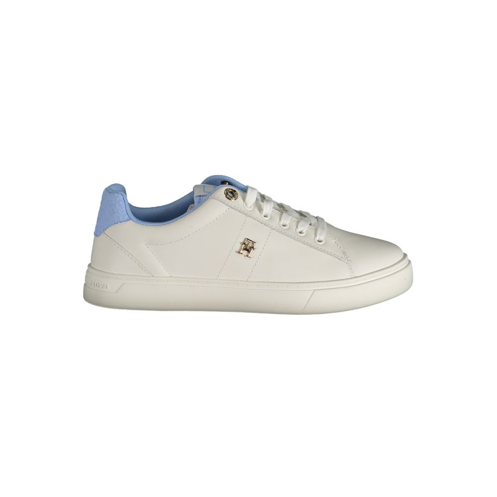 Tommy Hilfiger Light Blue Leather Women's Sneakers
