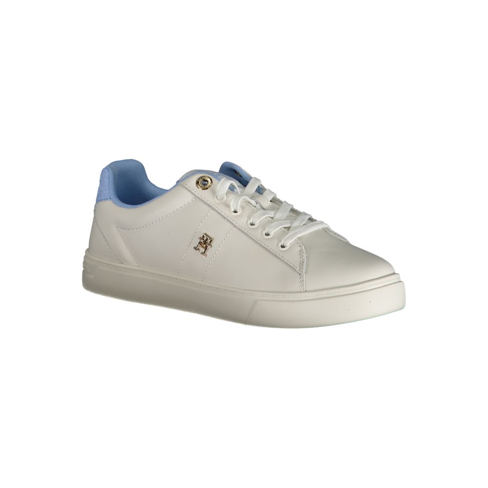 Tommy Hilfiger Light Blue Leather Women's Sneakers