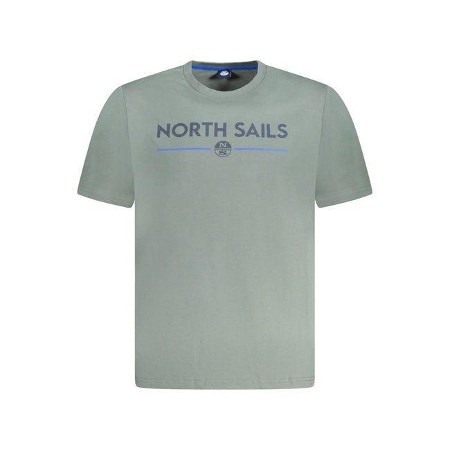 North Sails Verde Baumwoll-T-Shirt für Herren