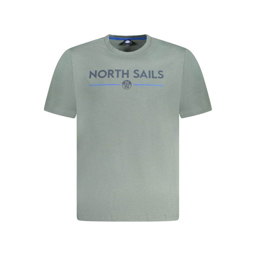 North Sails Verde Baumwoll-T-Shirt für Herren