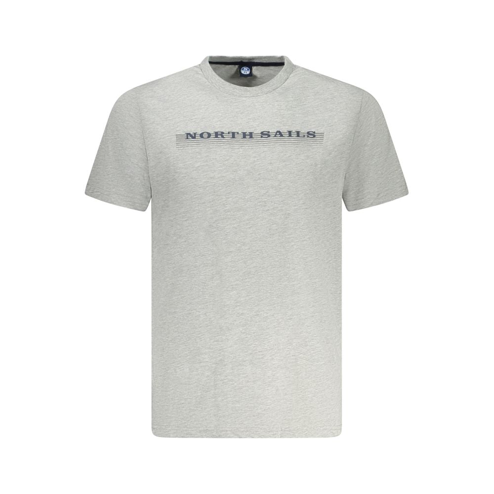 North Sails Braunes Baumwoll-T-Shirt für Herren