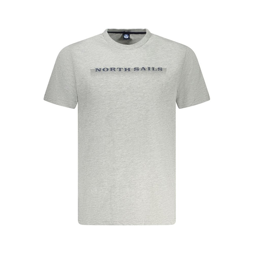 North Sails Braunes Baumwoll-T-Shirt für Herren