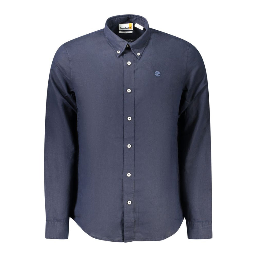 Timberland Blaues Baumwollhemd