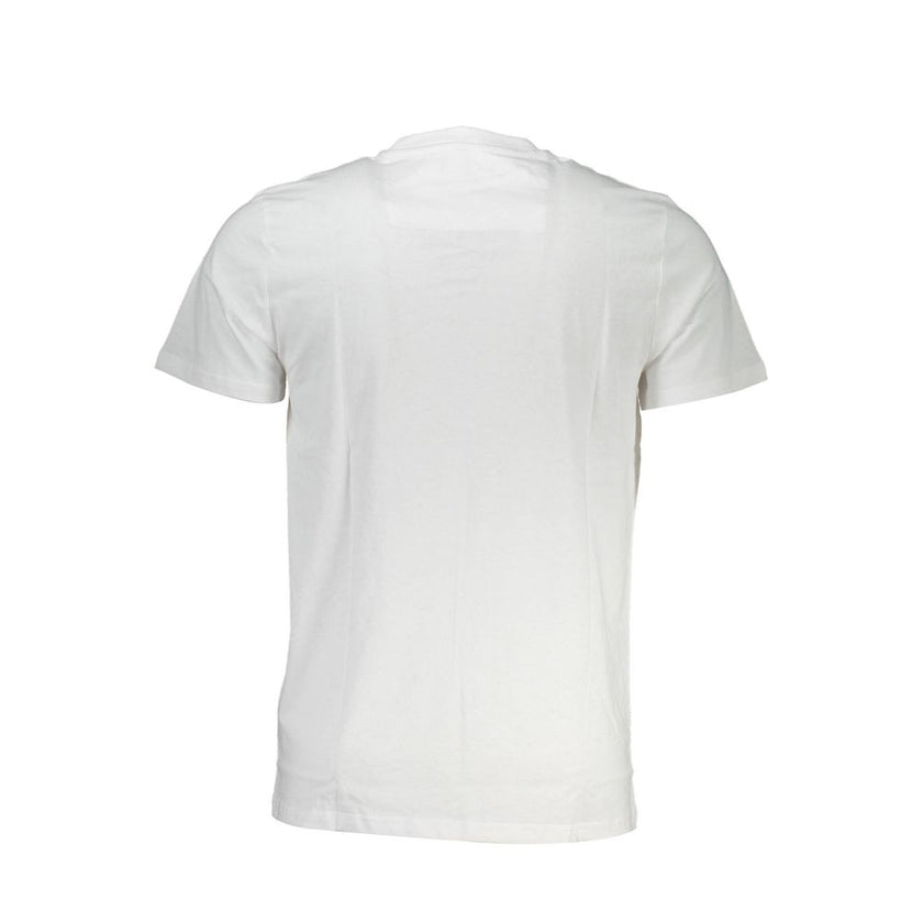 Cavalli Class Bianco Baumwoll-T-Shirt für Herren