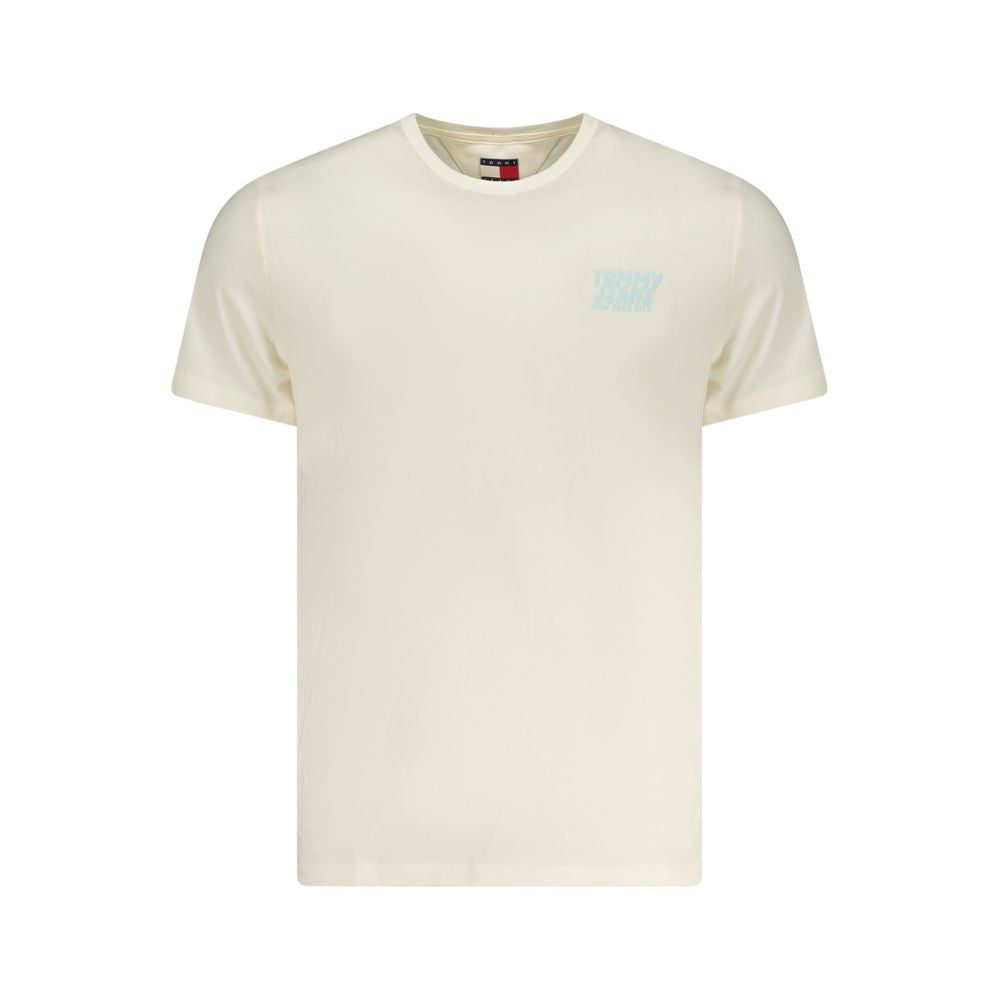 Tommy Hilfiger Men's Beige Cotton T-Shirt