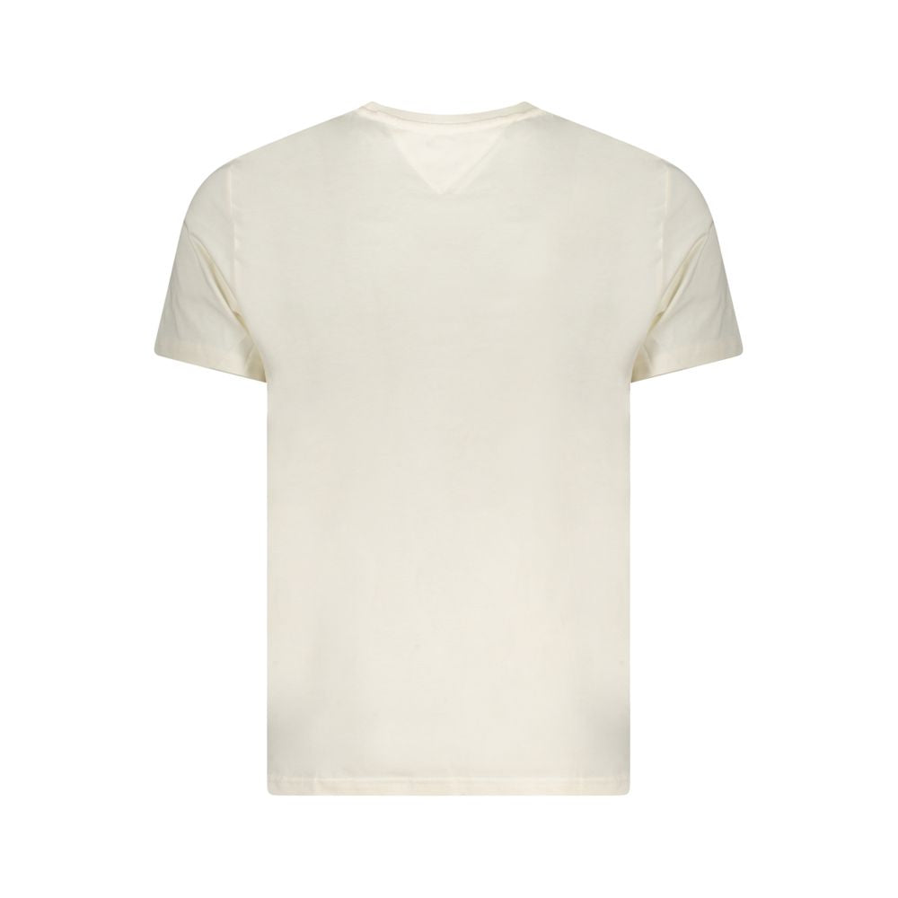 Tommy Hilfiger Men's Beige Cotton T-Shirt