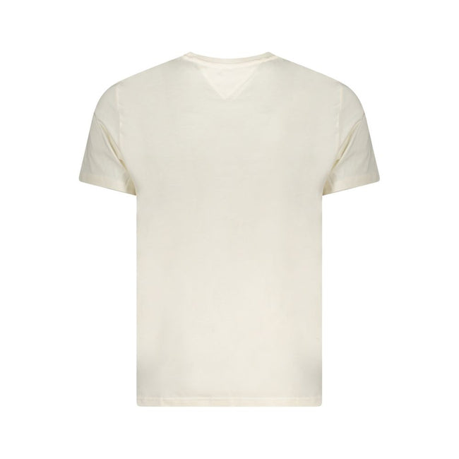 Tommy Hilfiger Beige Baumwoll-T-Shirt für Herren