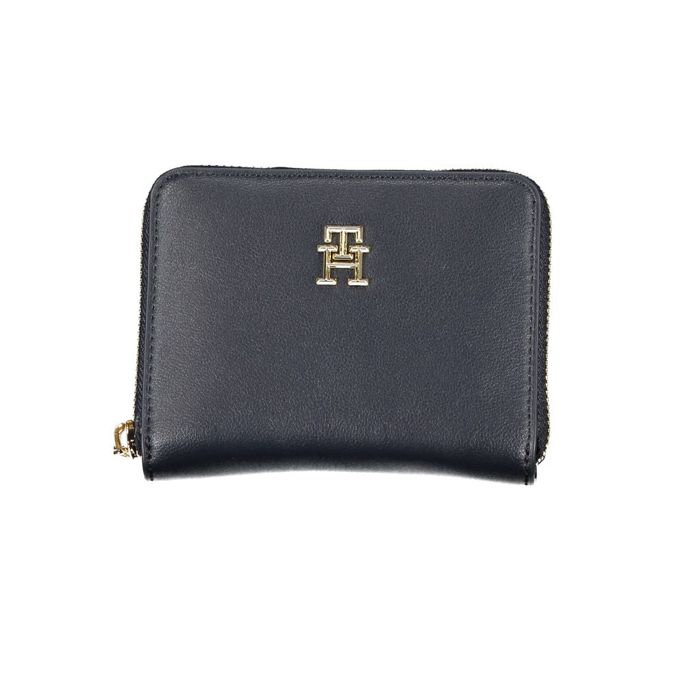 Tommy Hilfiger Women's Blue Polyurethane Wallet