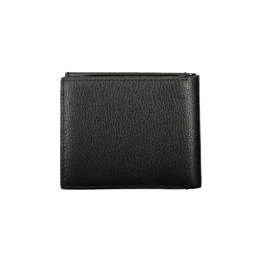 Calvin Klein Schwarzes Leder Portemonnaie für Herren