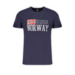 Norway 1963 Baumwoll-T-Shirt in Blau
