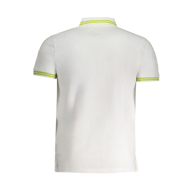 Cavalli Class Weißes Poloshirt aus Baumwolle für Herren