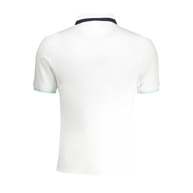 La Martina Weißes Herren-Poloshirt aus Baumwolle