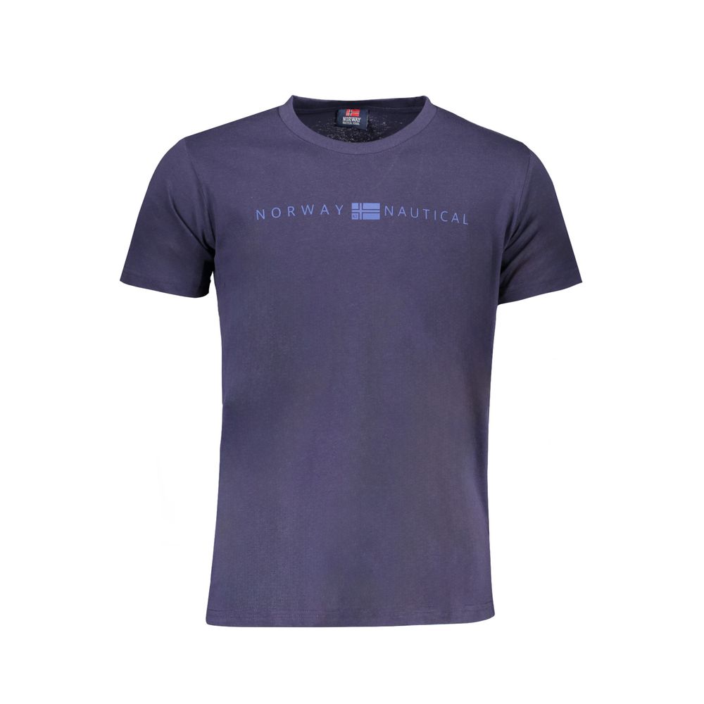 Norway 1963 Blu Baumwoll-T-Shirt für Herren