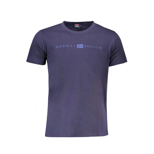 Norway 1963 Blu Baumwoll-T-Shirt für Herren