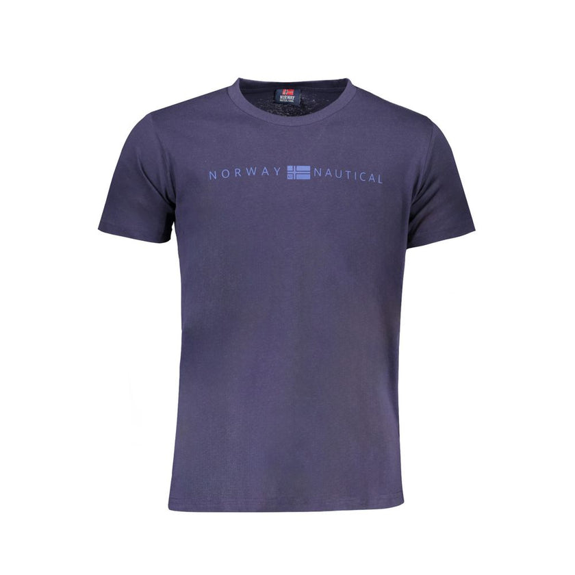Norway 1963 Blu Baumwoll-T-Shirt für Herren