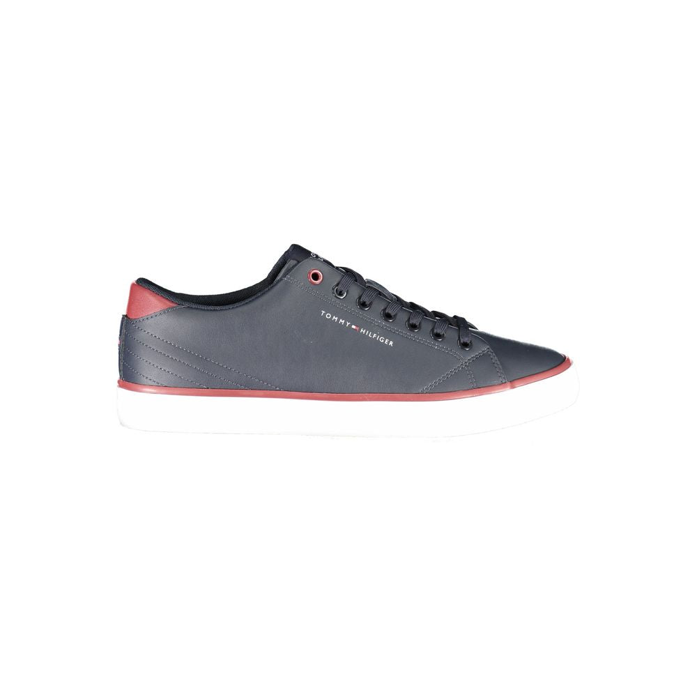 Tommy Hilfiger Men's Blue Polyurethane Sneakers