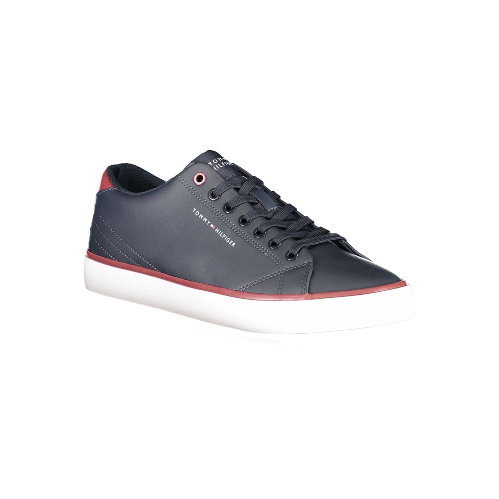 Tommy Hilfiger Men's Blue Polyurethane Sneakers