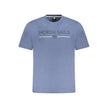 North Sails Blu Baumwoll-T-Shirt für Herren