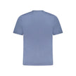 North Sails Blu Baumwoll-T-Shirt für Herren