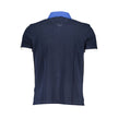 La Martina Blaues Baumwoll-Poloshirt für Herren