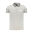 Cavalli Class Grigio Baumwoll-Herrenpoloshirt