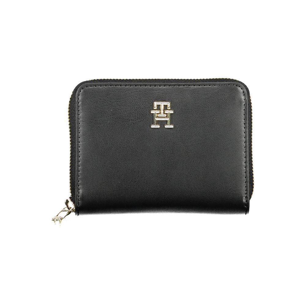 Tommy Hilfiger Women's Black Polyurethane Wallet