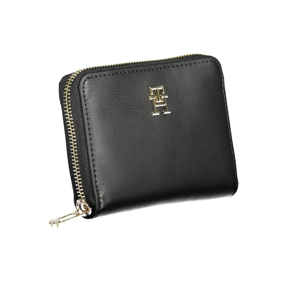 Tommy Hilfiger Women's Black Polyurethane Wallet